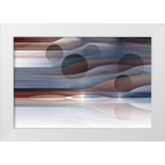Manlove, David 32x22 White Modern Wood Framed Museum Art Print Titled - Alien Horizon 1