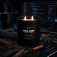 thumbnail image 1 of Manly Indulgence Off Script Dark Mode Scented Jar Candle, 2-Wick, 13 oz , 40h Burn, Citrus, 1 of 1