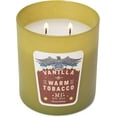 Manly Indulgence Vanilla & Warm Tobacco Scented Jar Candle for Men, 2