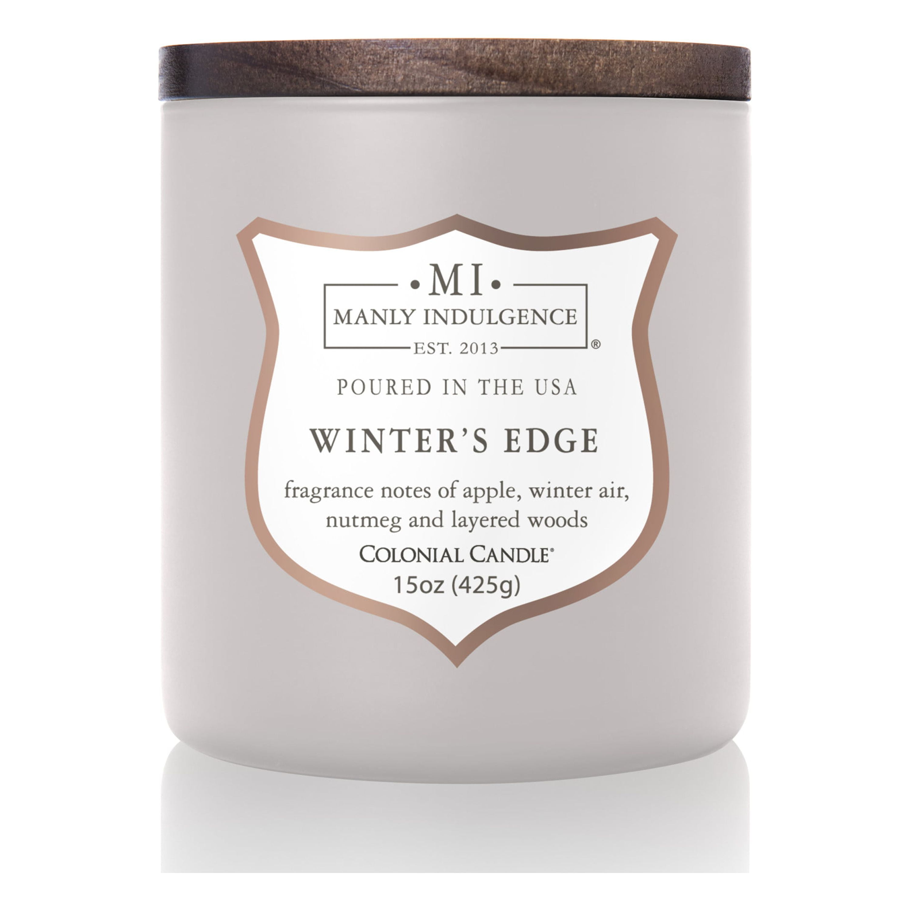 Manly Indulgence Winter's Edge Scented Jar Candle Signature