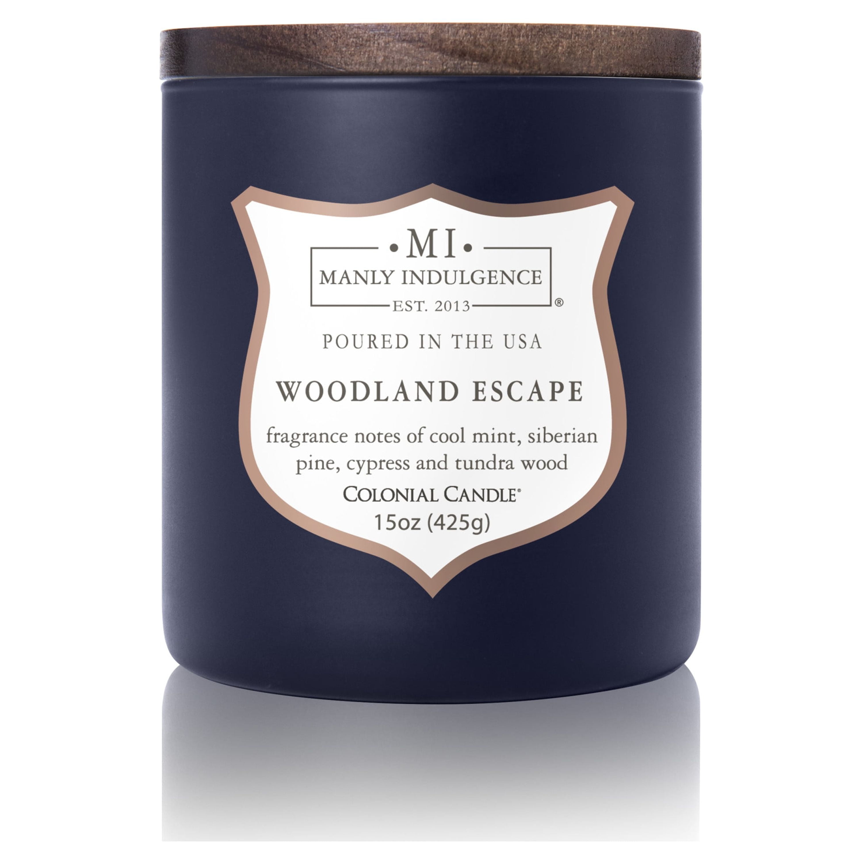 Scented Candle Gift Set with Crackling Wood Wicks 3, 4oz Candles, Misty  Falls, Alpine Spruce, Spring Meadow - Designed for Both Men Women, Man Cave