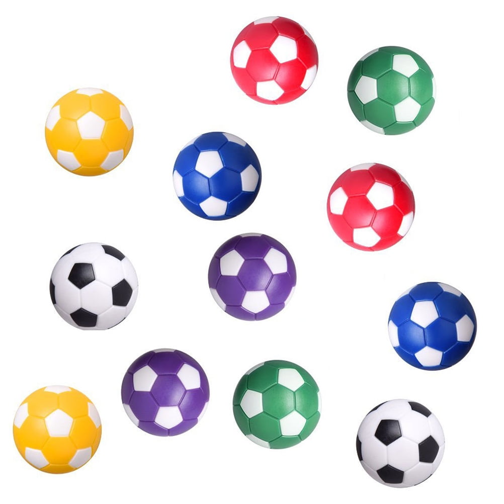 Manmeipuer 24 Pcs Soccer Balls Table Foosball Ball Foosball Table