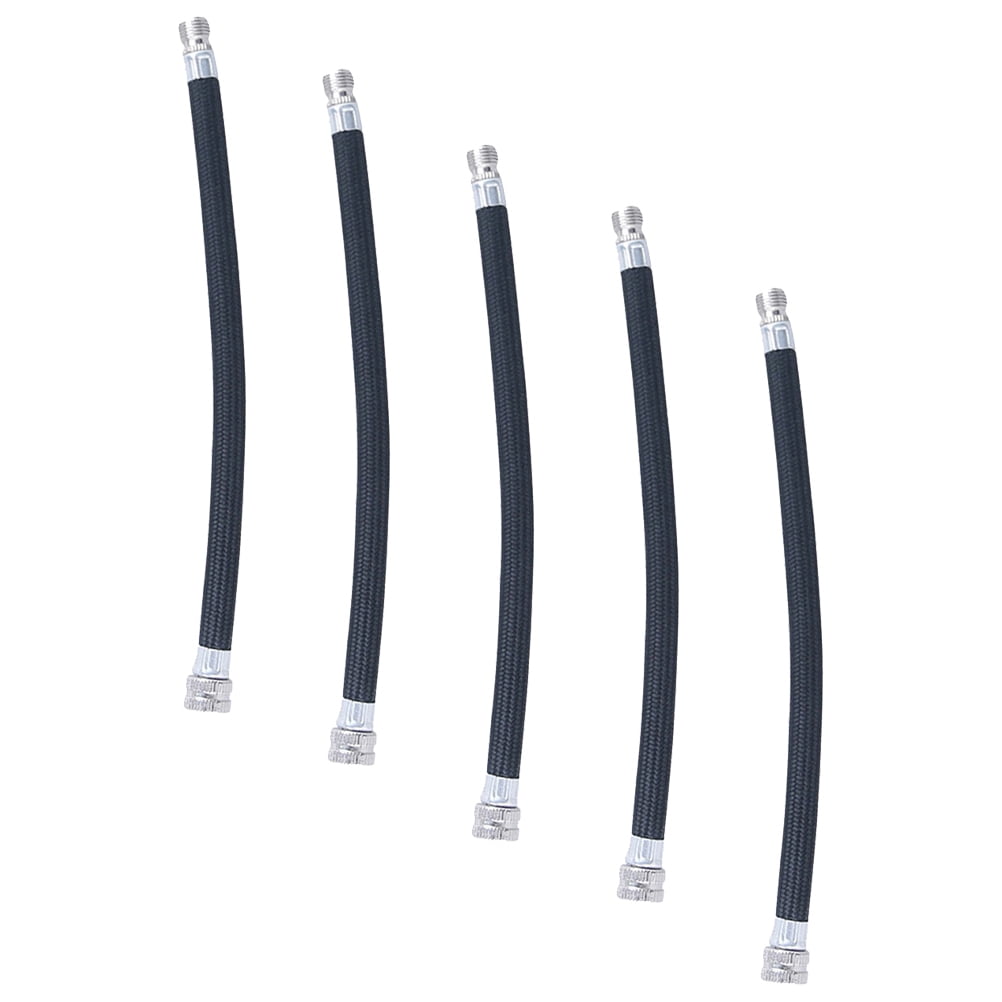 Manmeipuer 5Pcs Bike Pump Hose Tire Air Pump Replacement Hose Inflator
