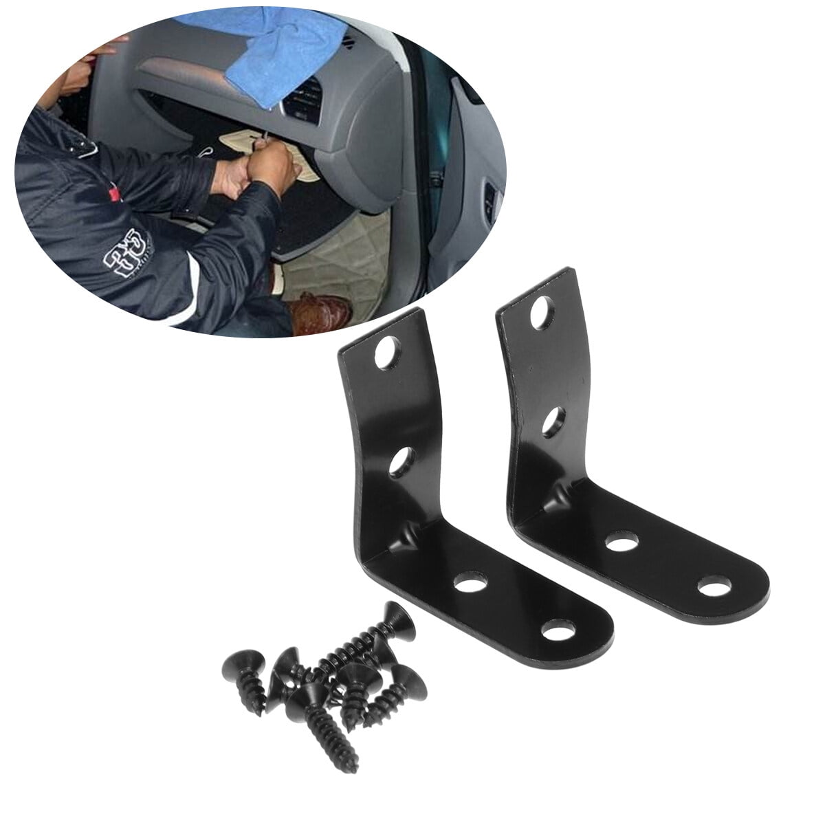 Manmeipuer Car Hinge Kit Compact Size Glove Box Hinge Repair Kit Light