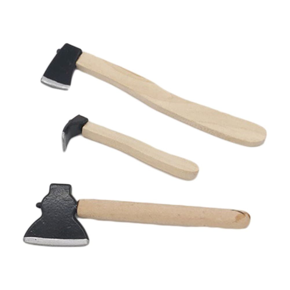 Manmeipuer Decor Mini House Furniture Dollhouse Axe Miniature Axe ...