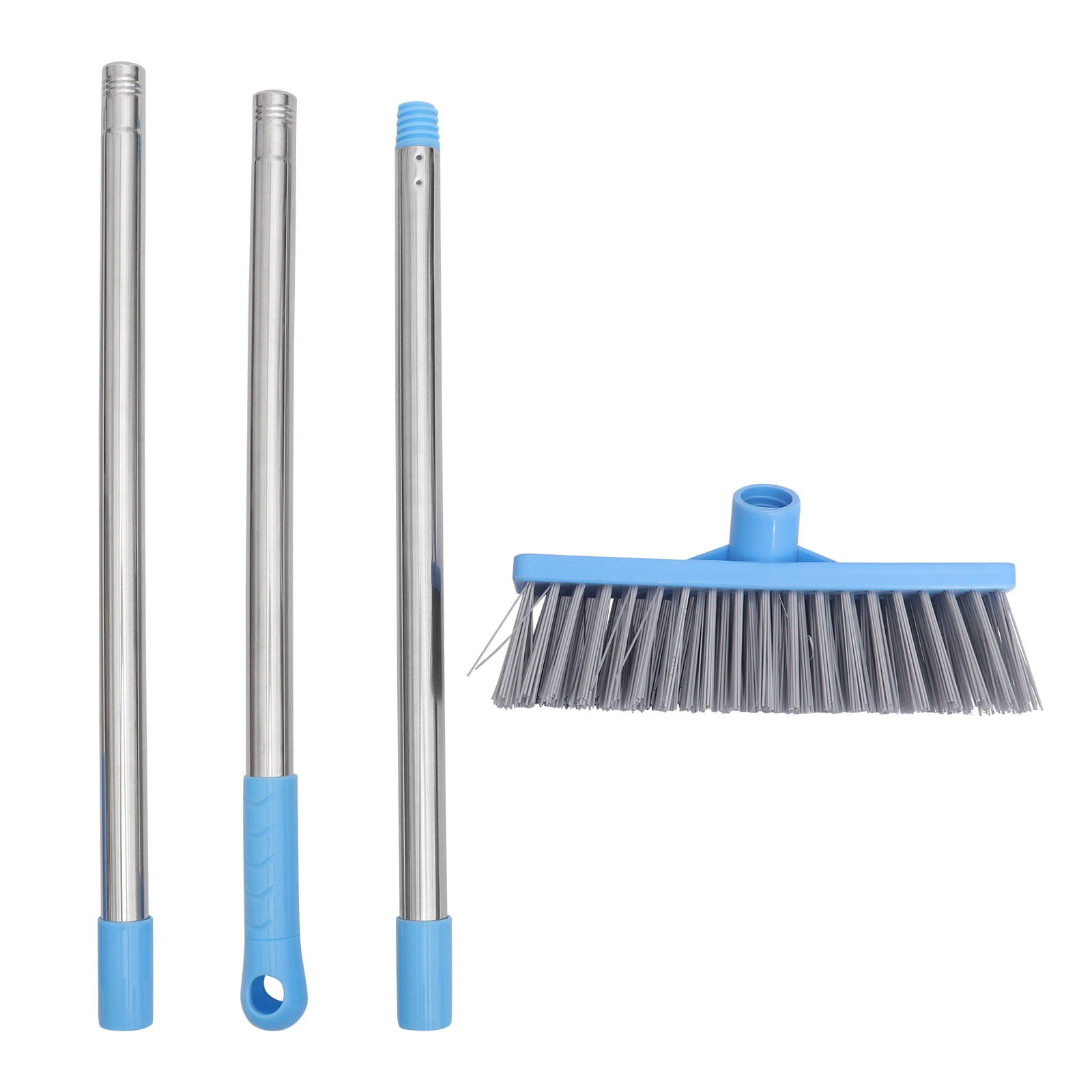 Manmeipuer Home Bathroom Accessories Wide Cleaning Brush Blue Cleaning
