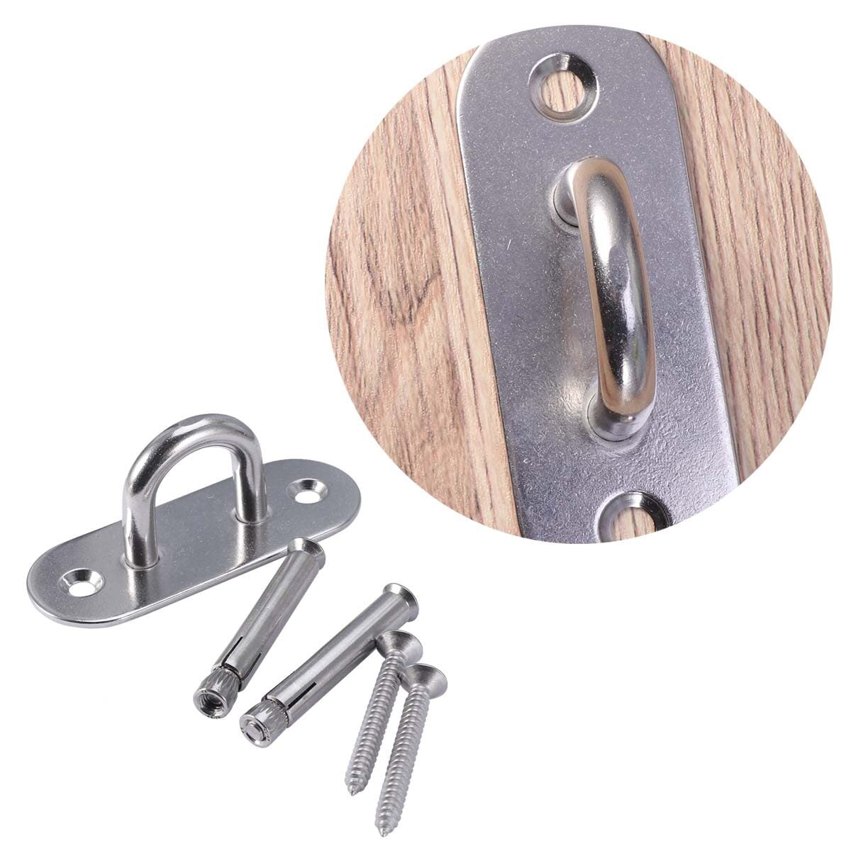 Manmeipuer Hook Gymnastic Rings for Yoga Suspension Trainer Bracket