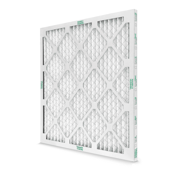 Mann+Hummel 10x10x1 MERV 8 Pleated HVAC AC Furnace Air Filters. Box of 8. (Exact Size: 9.5 x 9.5 x 0.75 Inches)