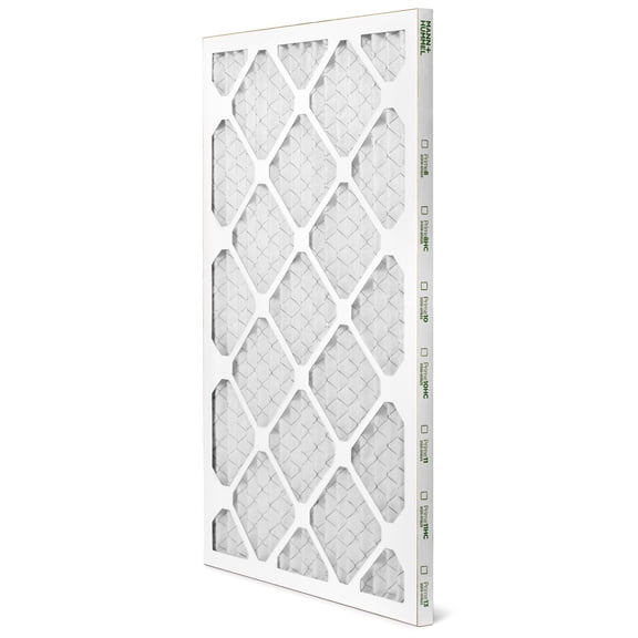 Mann+Hummel 10x25x1 MERV 8 Pleated HVAC AC Furnace Air Filters. Case of 12. (Exact Size: 9.5 x 24.5 x 0.75 Inches)