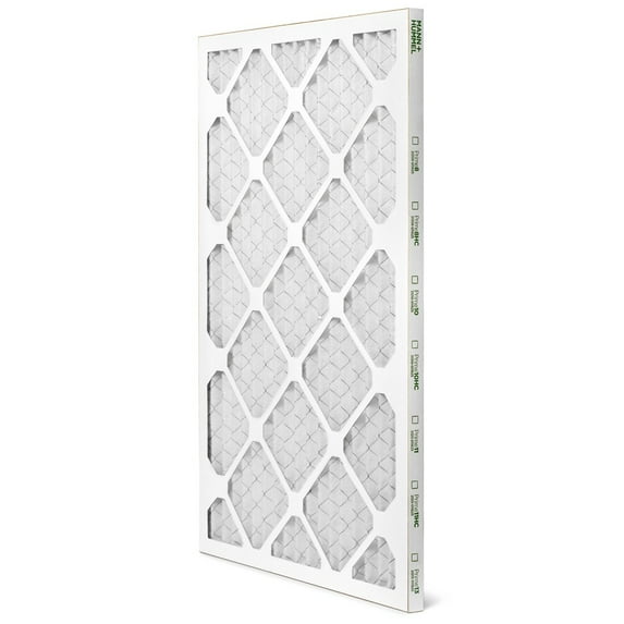 Mann+Hummel 10x30x1 MERV 8 Pleated HVAC AC Furnace Air Filters. Case of 12. (Exact Size: 9.5 x 29.5 x 0.75 Inches)