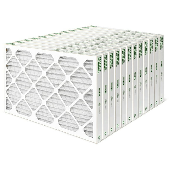 Mann+Hummel 16x20x2 MERV 8 Pleated HVAC AC Furnace Air Filters. Case of 12. (Exact Size: 15.5 x 19.5 x 1.75 Inches)
