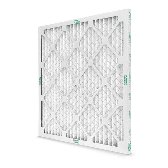 Mann+Hummel 24x30x1 MERV 8 Pleated HVAC AC Furnace Air Filters. Box of 8. (Exact Size: 23.88 x 29.88 x 0.75 Inches)