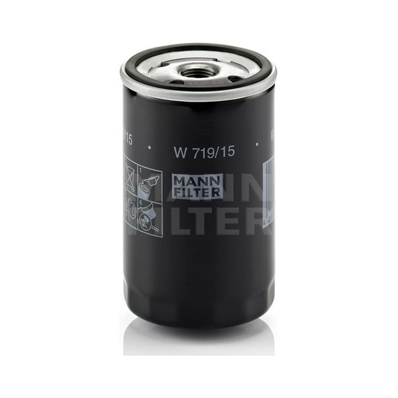 Mann-Hummel W 719/15 - Spin-On Oil Filter Fits select: 1984-1991 BMW 325, 1982-1988 BMW 528