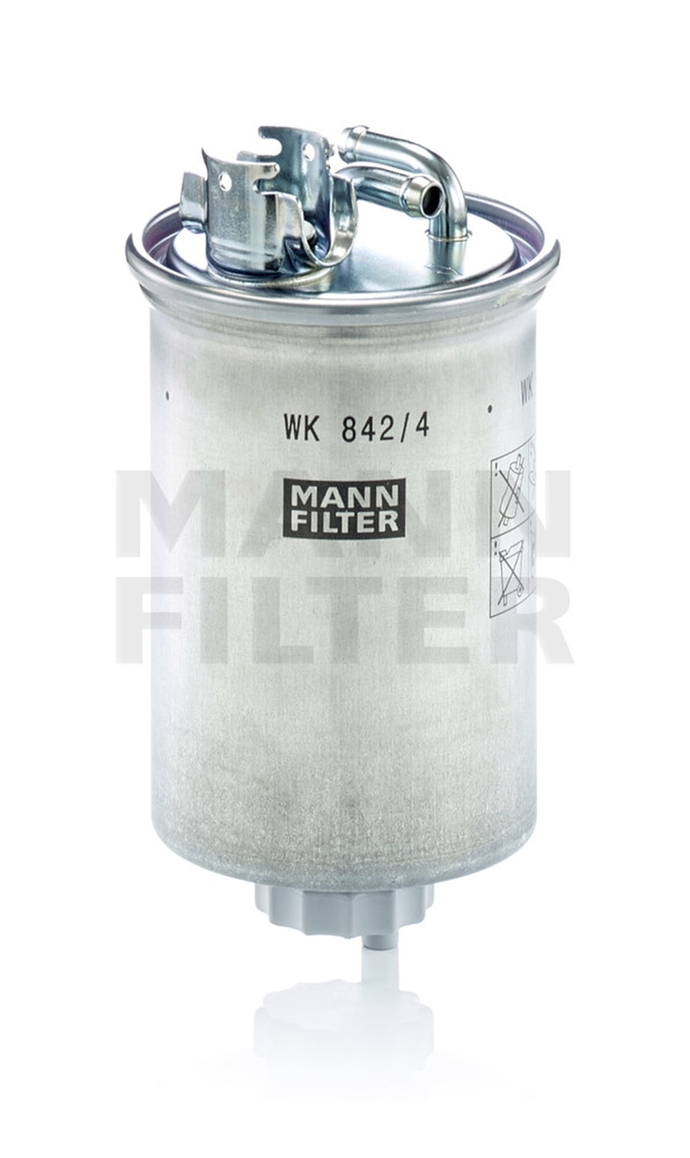 Mann-Hummel WK 842/4 - Inline Fuel Filter Fits select: 1998 VOLKSWAGEN JETTA, 1996-1997 VOLKSWAGEN PASSAT