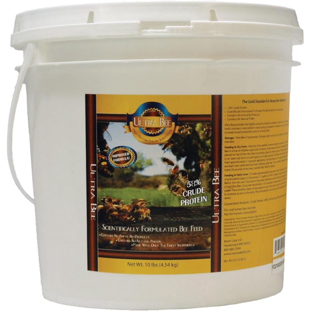 Mann Lake FD213 Ultra Bee Dry Feed Canister, 1Pound