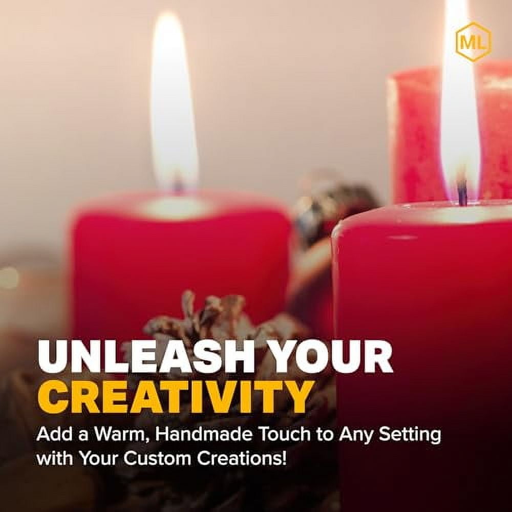 Mann Lake Flat Top Votive Candle Mold, 4-Cavity Flexible Reusable Rubber Mold for Handmade Paraffin, Beeswax, and Soy Wax Candles, Easy-Release, Heat-Resistant, Durable Mold for Cr
