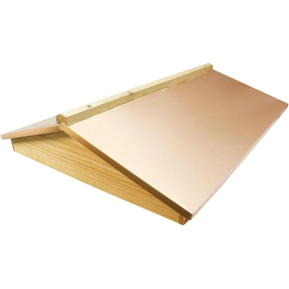 Mann Lake Garden Hivery Cover, Telescoping Hive Top, Decorative Copper-Colored Aluminum, Anodized, Pre-Assembled, Weather-Resistant, Stylish Beehive Roof for Hives, Durable Finish, 8-Frame