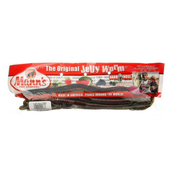 Mann's Big Worm for Big Bass, Watermelon Red MF
