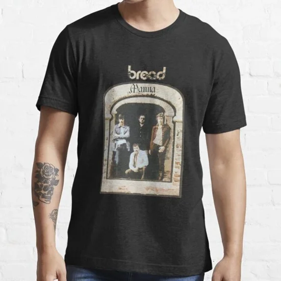 Manna 1972 Classic All Size T-Shirt Bread Tee Music David Gates Jimmy Griffin