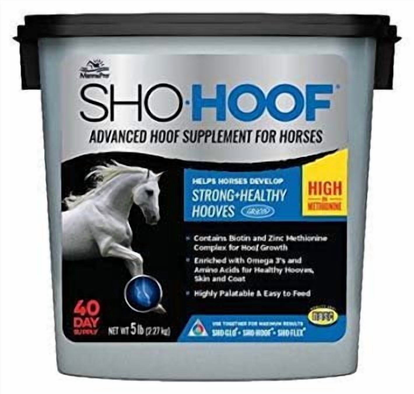 Manna Pro 1000100 Sho Hoof Foot Supplement for Horses, 5-Lbs ...