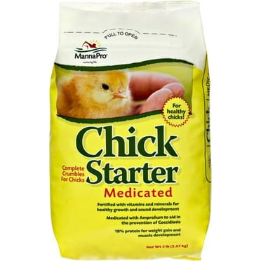 Manna Pro Chick Starter Grower Medicated Crumbles 5 lbs.