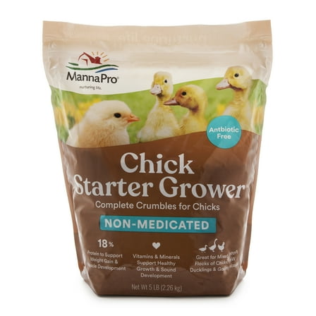 Manna Pro Chick Starter Non-Medicated Poultry Feed - 1 Bag - 5 lb.