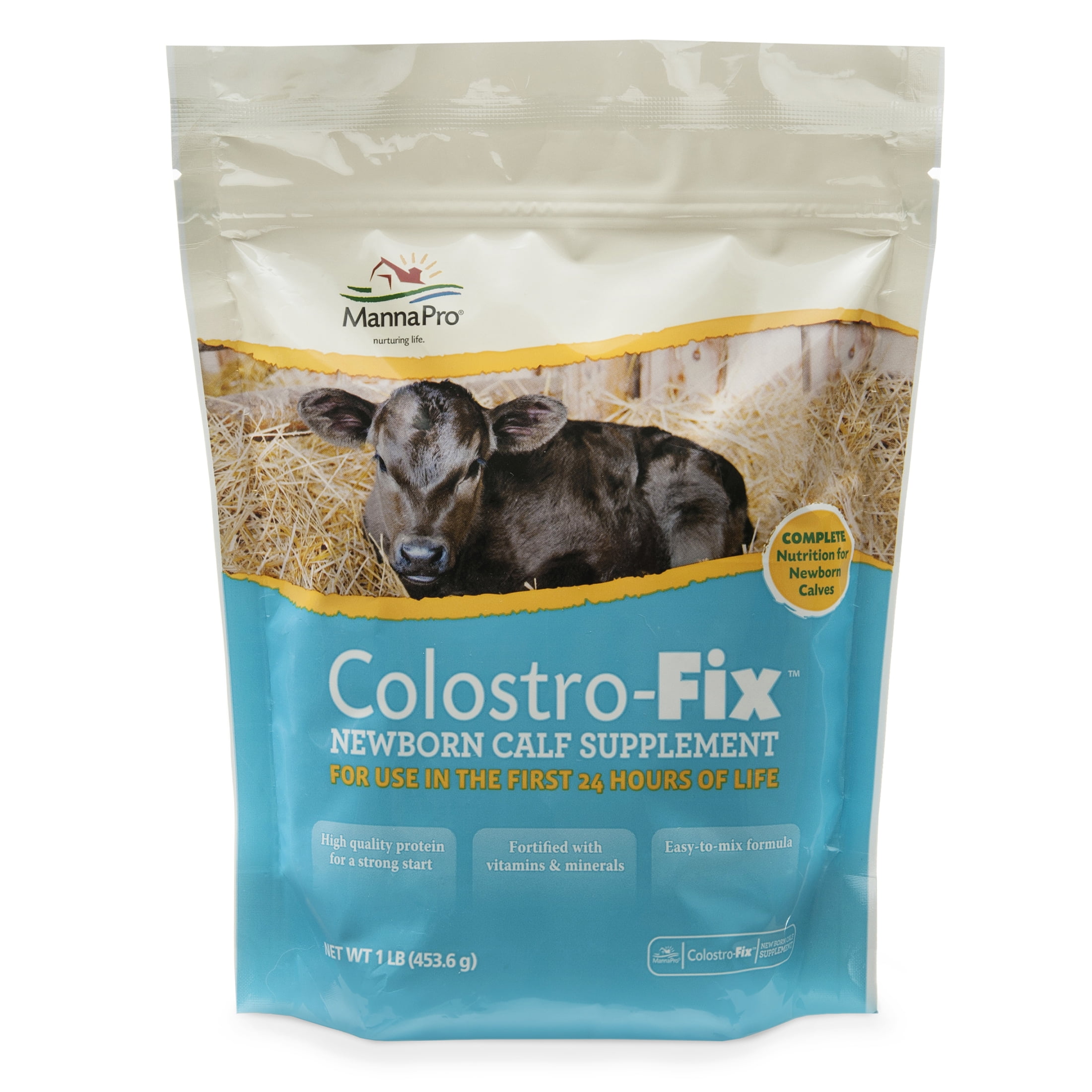 Manna Pro ColostroFix Newborn Calf Dietary Supplement, 1 lb