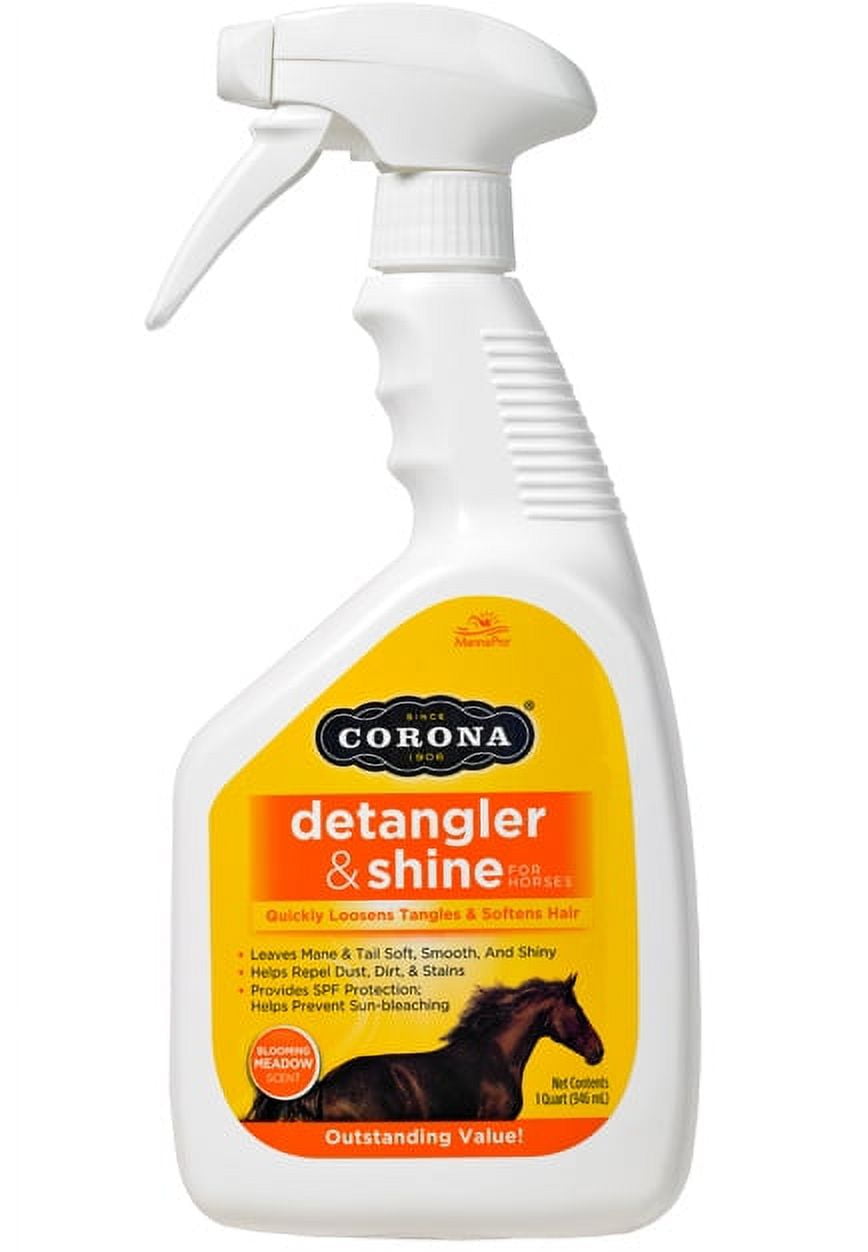 Manna Pro Corona Horse Detangler & Shine Spray, 32 oz.