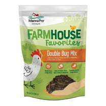 Manna Pro Farmhouse Favorites Chicken Treats - Double Bug Mix - 1 Bag - 2lb