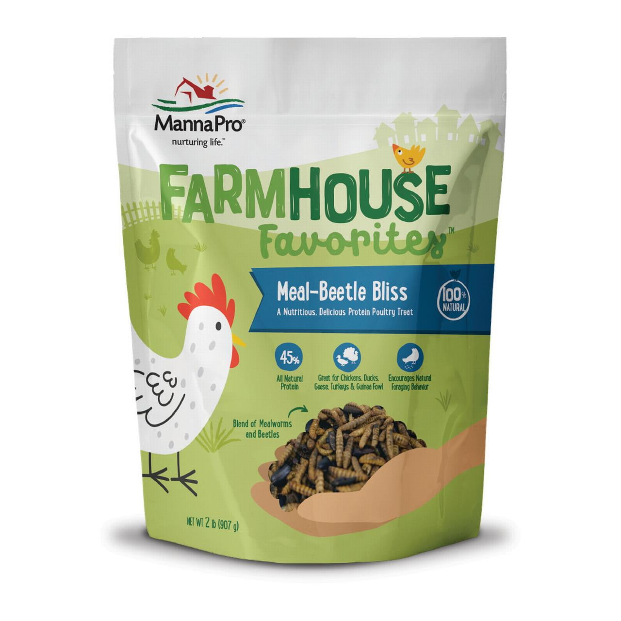 Manna Pro Farmhouse Favorites Meal Beetle Bliss 2lb