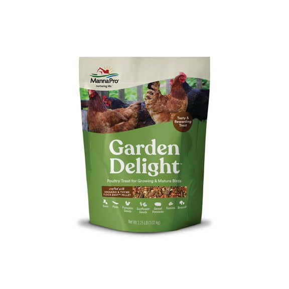 Manna Pro Garden Delight Poultry Chicken Treat, 2.25 lbs.