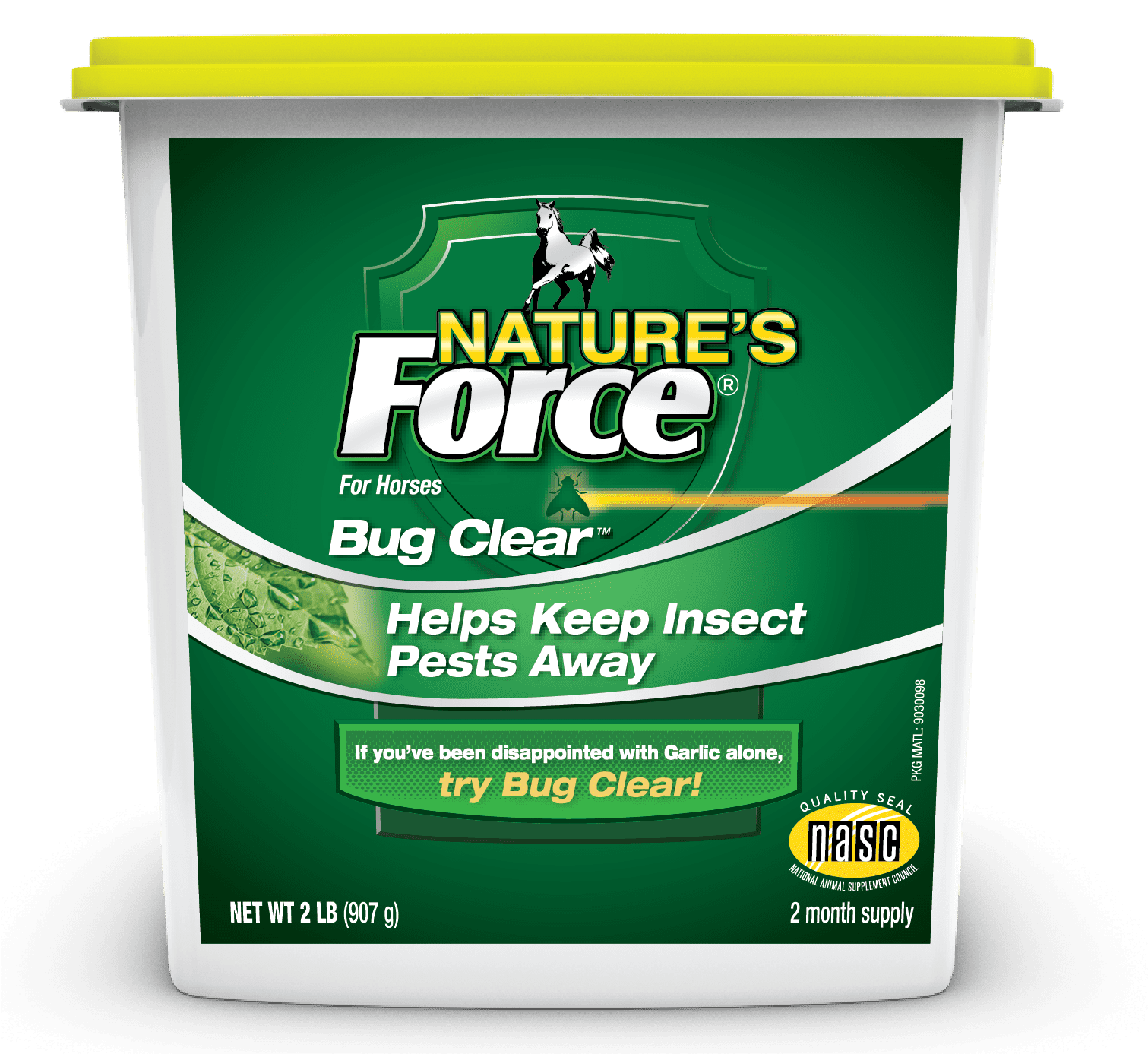 Manna Pro Nature's Force Bug Clear Horse Feed Supplement, 2 lbs.