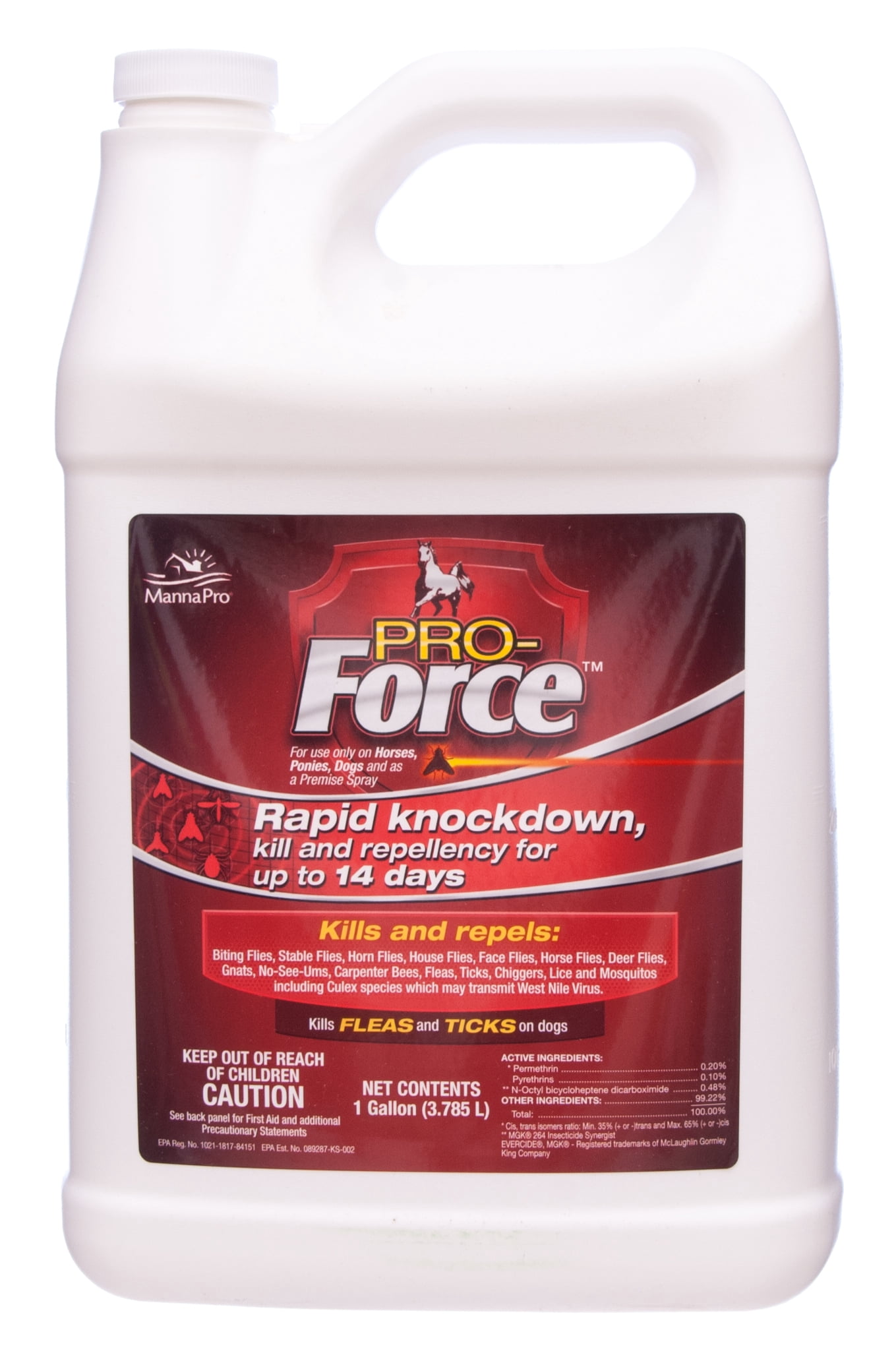 Manna Pro Pro-Force Fly Spray, 1 Gallon