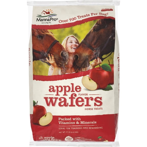 Manna Pro Products (formerly Promika) Manna Pro Apple Wafer Horse Treat - Pack of 4