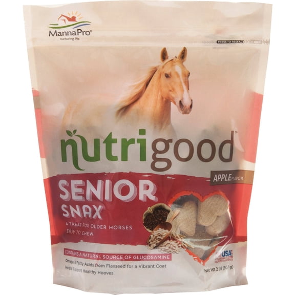 Manna Pro Products (formerly Promika) Manna Pro Senior Snax Horse Treat - Pack of 2