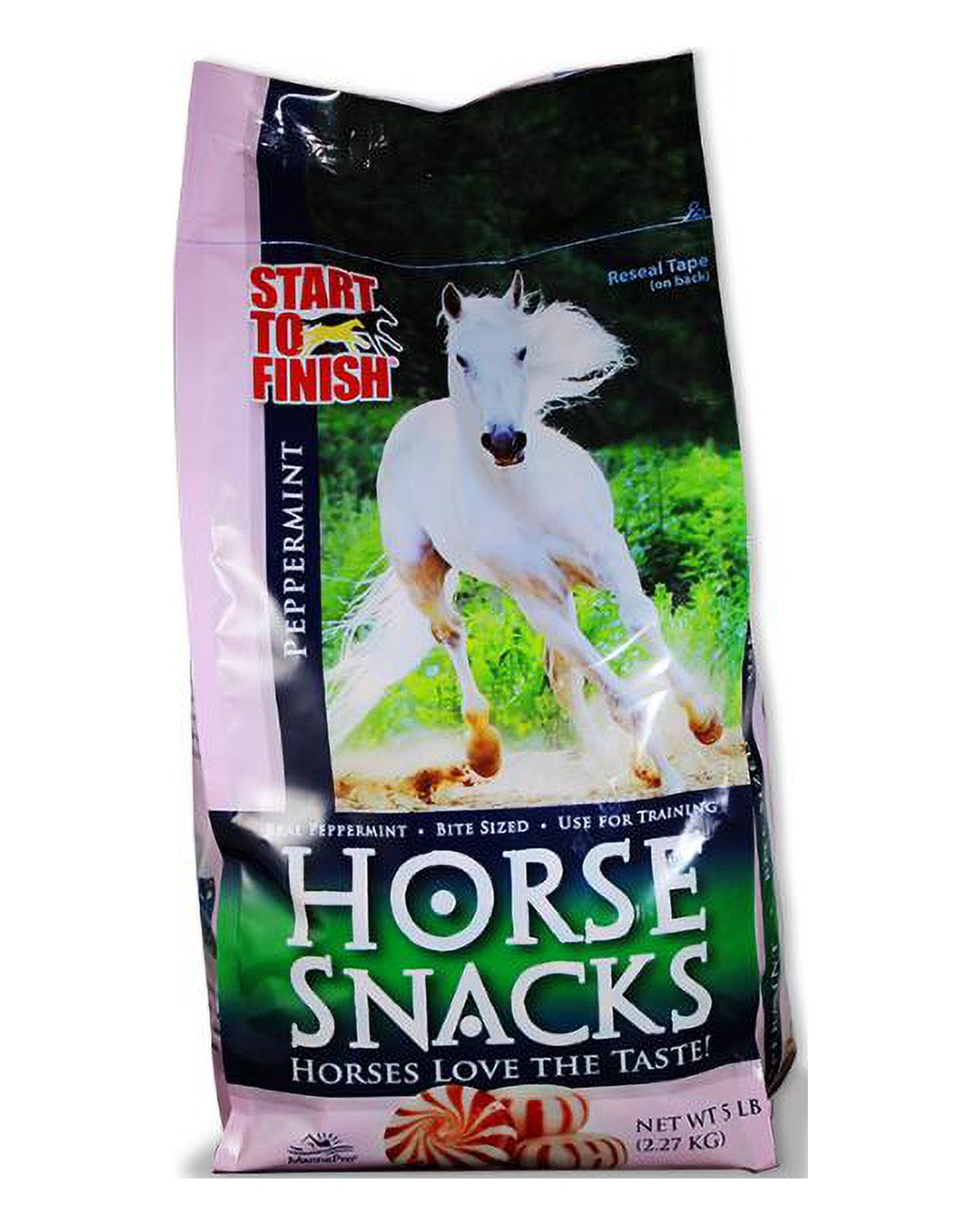 Manna Pro Start To Finish Horse Snacks Peppermint 5lb
