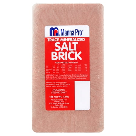 Manna Pro Trace Mineralized Salt Brick, 4 lb.