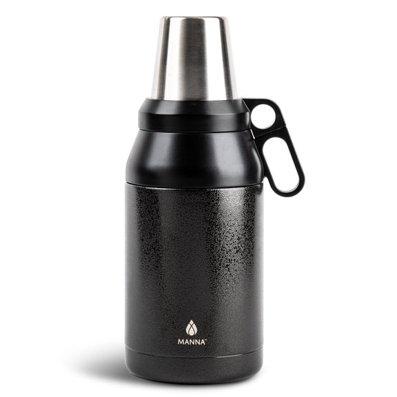 Manna Stack Stainless Steel Insulated Growler - 64 Oz - Onyx