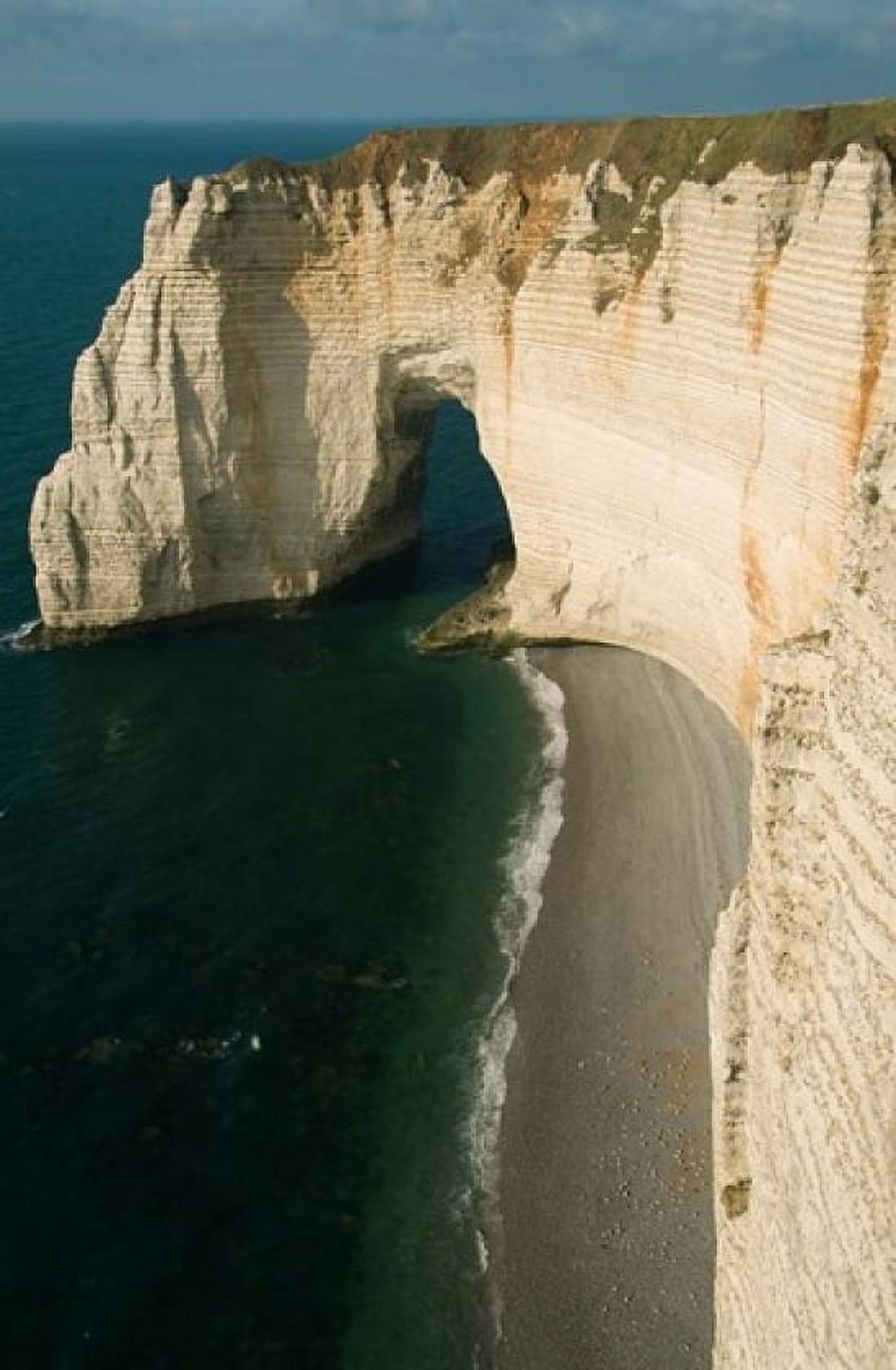 Manneporte Arch and Cliffs Normandy Canvas Art - Kevin Schafer DanitaDelimont (24 x 36)