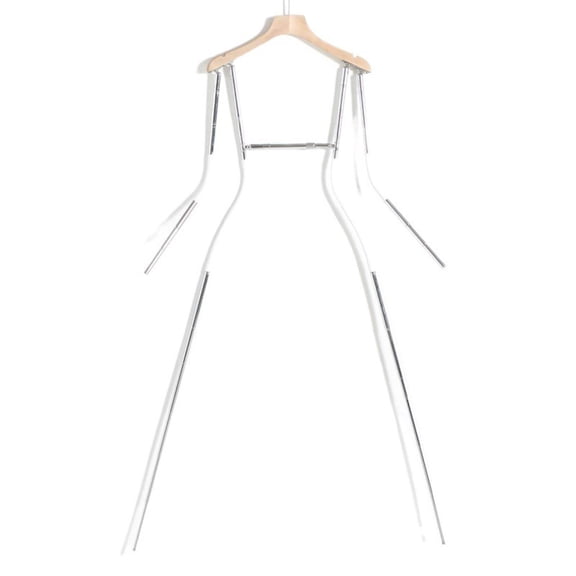 Mannequin Clothes Hanger with Shoulder Grooves, Adjustable Posture, Photography Background Hanger, Body Shape Display Hanger for Wardrobe/Counter/Clothing Store