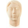 thumbnail image 1 of Mannequin Face Model Injection Training Silicone Mannequin Women Head Makeup Silicone Face Realistic for Practice Training to Doctor, Esthetician, 1 of 6