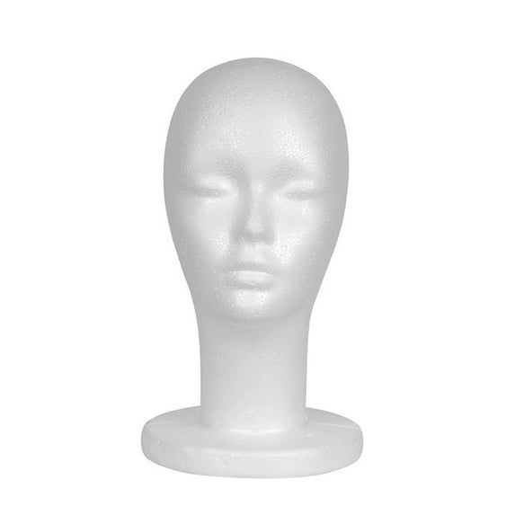 Mannequin Female Neck Head Model Hair Hat Wig Glasses Stand Display