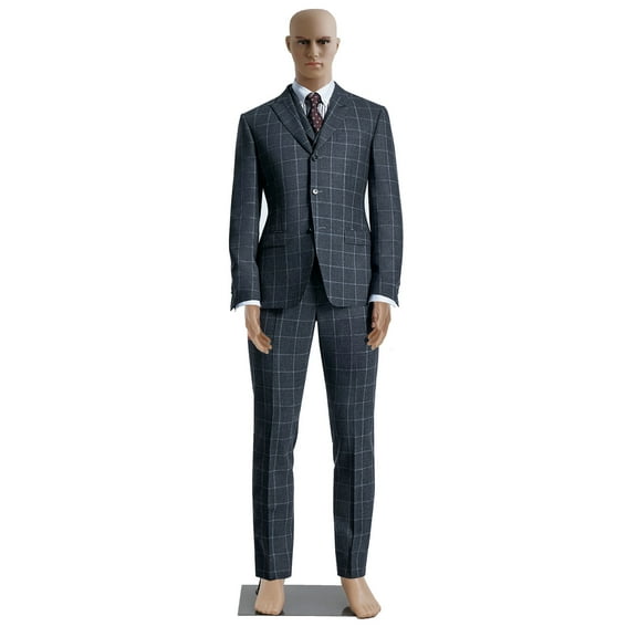 Mannequin Full Body Adjustable, 73" Male Mannequin with Rotating Head and Arms, Sturdy Dress Form Stand and Metal Base - Realistic Dress Model for Sewing, Fashion Display and Apparel Photography