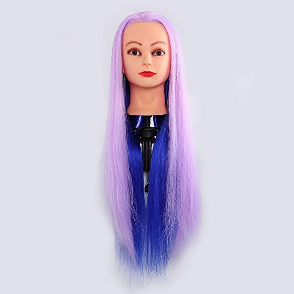 26-28 100% Yaki Hair Mannequin Head Training Head Cosmetology Manikin Head Doll