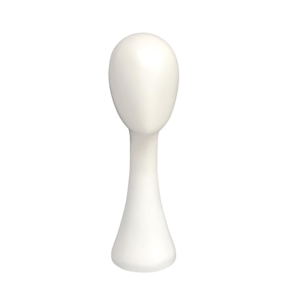 Mannequin Head Model Hat Display Holder Freestanding Portable Cap Organizer Hat Bracket Caps Storage Rack for Beginner Stylist Home Salon Matte High Straight