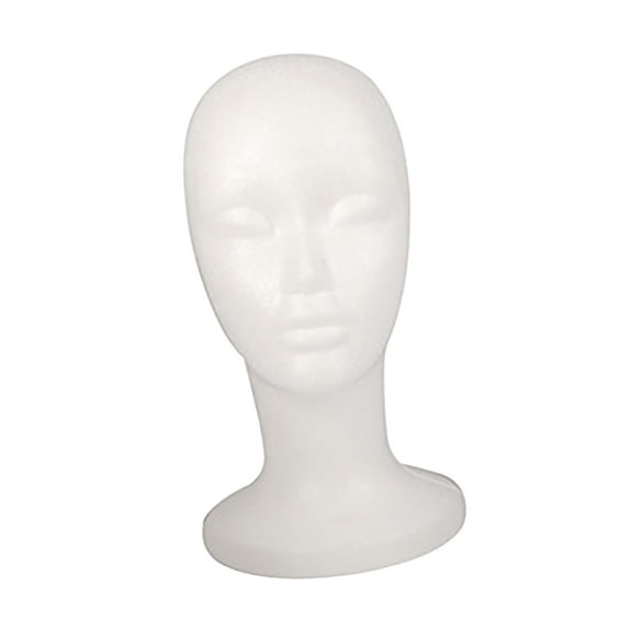 Mannequin Head Stand Model Hairpiece Stand Lightweight Manikin Head Glasses Hat Display for Styling Hairpieces Barbershop Jewelry Headphone Style F