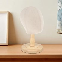 Mannequin Head s Display Model Kids Professional Freestanding Stand Holder Hat Display Holder Stand for Home Salon Brown