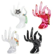 Mannequin Ok Hand Finger Glove Ring Bracelet Bangle Jewelry Display Stand Holder