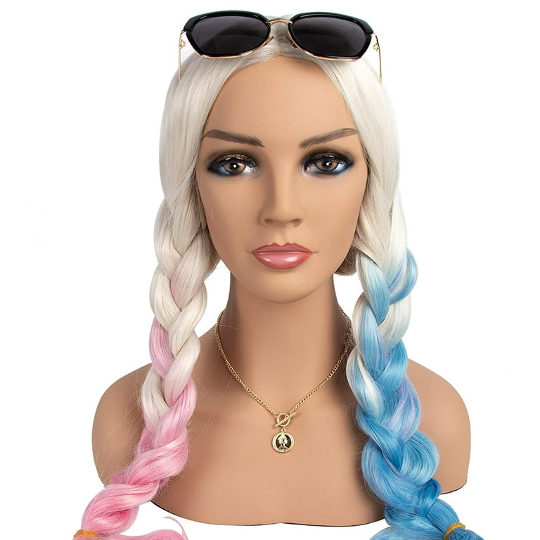Mannequin PVC Manikin Head Realistic Mannequin Head Bust Wig Head