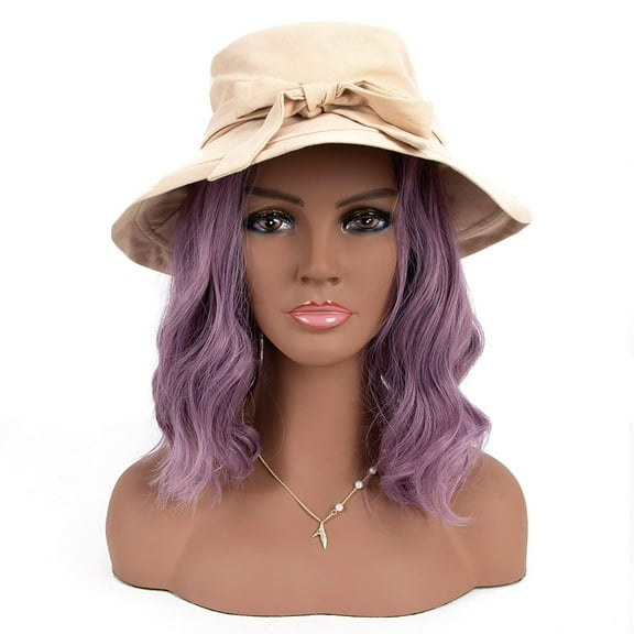 Mannequin PVC Manikin Head Realistic Mannequin Head Bust Wig Head Stand for Wigs Display Making Styling PMH-CM (16.5", Tanned)